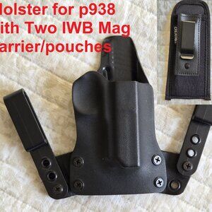 BlackPoint Mini Wing Holster for SIG Sauer p938 RH with Two IWB Mag Carriers